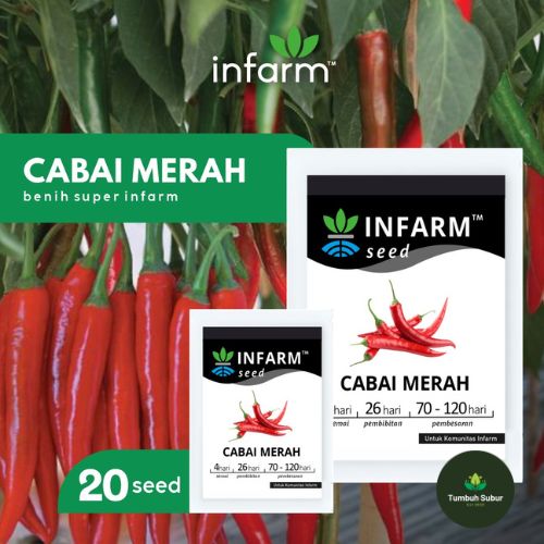 INFARM - Benih Super Cabai Merah Besar Darmais F1